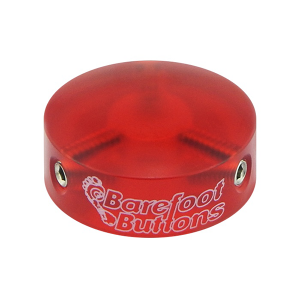 BAREFOOTBUTTONS  베어풋버튼 V1 COLORED ACRYLIC – RED (10mm)