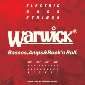 Warwick RED LABEL Nickel BASS STRING SET 45-105 4현 베이스스트링