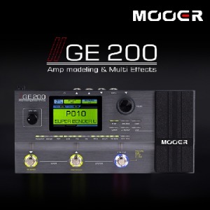 무어오디오 GE200 / MOORE AUDIO GE200 멀티이펙터 (전용어댑터/한글메뉴얼 포함)