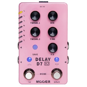 MOOREAUDIO 무어오디오 Dual Footswitch Stereo Delay Pedal