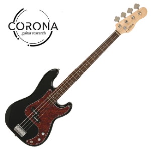 Corona - Standard P-Bass / 코로나 프레시전 베이스기타 Black (Laurel)