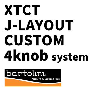Bartolini XTCT 4knob TONE 컨트롤 커스텀버젼 J LAYOUT 3.2AP/T